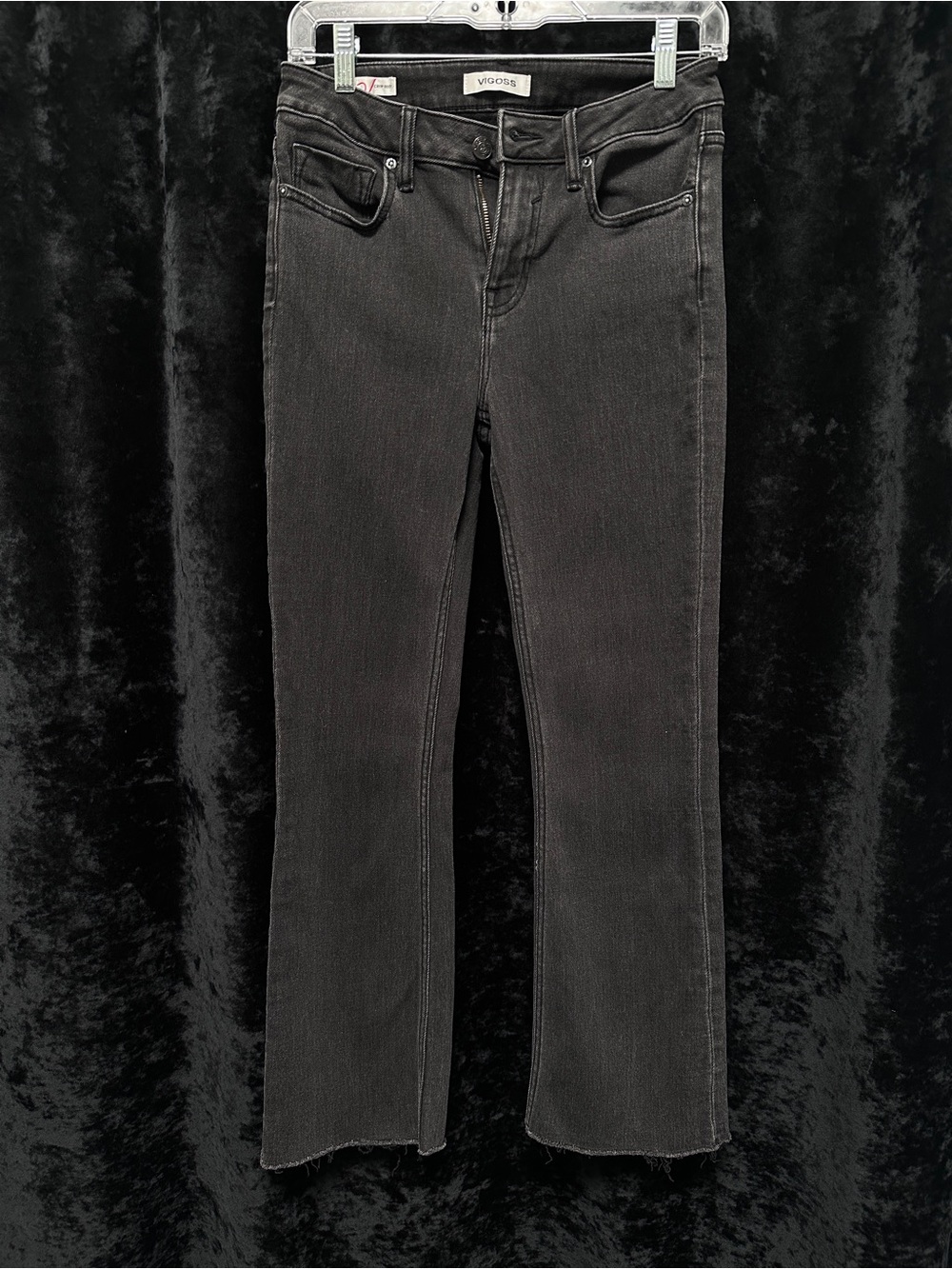 Vigoss Women's Black Wide Leg Jeans